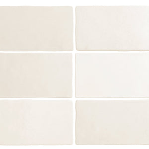 Artisan | Color: White | Material: Ceramic | Finish: Matte | Sold By: Case | Square Foot Per Case: 5.38 | Tile Size: 2.5"x8"x0.375" | Commercial: No | Residential: Yes | Floor Rated: No | Wet Areas: Yes | AJ-23-