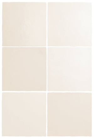 Artisan | Color: White | Material: Ceramic | Finish: Matte | Sold By: Case | Square Foot Per Case: 10.76 | Tile Size: 5"x5"x0.375" | Commercial: No | Residential: Yes | Floor Rated: No | Wet Areas: Yes | AJ-23-