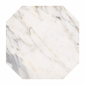 Calacatta | 10x10 | Octogon White | Antiqued with Carrara Dot
