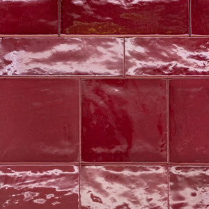 Provence | Color: Dark Purple | Material: Ceramic | Finish: Glossy | Sold By: Case | Square Foot Per Case: 10.76 | Tile Size: 5"x5"x0.375" | Commercial: No | Residential: Yes | Floor Rated: No | Wet Areas: Yes | AJ-23-1920