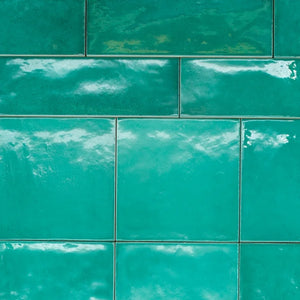 Provence | Color: Irish Green | Material: Ceramic | Finish: Glossy | Sold By: Case | Square Foot Per Case: 10.76 | Tile Size: 5"x5"x0.375" | Commercial: No | Residential: Yes | Floor Rated: No | Wet Areas: Yes | AJ-23-