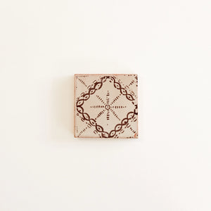 Amano | Color: Chocolate | Material: Ceramic | Finish: Gloss | Sold By: Case | Square Foot Per Case: 5.38 | Tile Size: 4"x4"x0.787" | Usage: Commercial: Yes | Residential: Yes | Floor Rated: No | Wet Areas: Yes