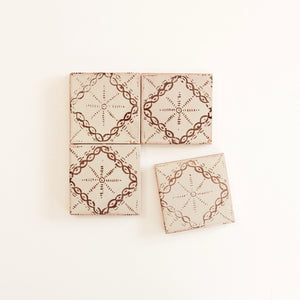 Amano | Color: Chocolate | Material: Ceramic | Finish: Gloss | Sold By: Case | Square Foot Per Case: 5.38 | Tile Size: 4"x4"x0.787" | Usage: Commercial: Yes | Residential: Yes | Floor Rated: No | Wet Areas: Yes
