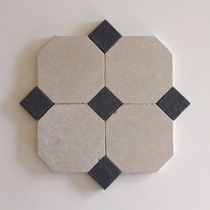 Moroccan Limestone | Octagon | Color: Meknes | Material: Limestone | Finish: Matte | Sold By: Case | Square Foot Per Case: 4.53 | Tile Size: 8"x8"x0.591" | Commercial: Yes | Residential: Yes | Floor Rated: Yes | Wet Areas: Yes | AJ-23-3337-EZRMLOCT-Meknes