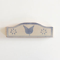 Amano | 2.6x8 | Flor Azul Border | Gloss