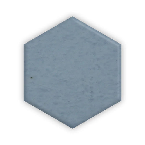 Ice Blue 4” Hexagon | Color: Blue | Material: Porcelain | Finish: Gloss | Sold By: SQFT | Tile Size: 4"x4"x0.313" | Commercial: No | Residential: Yes | Floor Rated: Yes | Wet Areas: Yes | AJ-23-1301