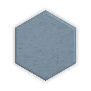 Ice Blue 4” Hexagon | Color: Blue | Material: Porcelain | Finish: Gloss | Sold By: SQFT | Tile Size: 4"x4"x0.313" | Commercial: No | Residential: Yes | Floor Rated: Yes | Wet Areas: Yes | AJ-23-1301