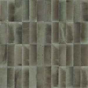 Granada I 2x6 | Gloss | Dark Grey | Material: Ceramic | Finish: Gloss | Sold By: SQFT | Tile Size: 2"x6"x0.375" | Commercial: Yes | Residential: Yes | Floor Rated: No | Wet Areas: No | AJ-23-0205