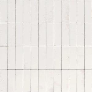 Granada I 2x6 | Gloss | White | Material: Ceramic | Finish: Gloss | Sold By: SQFT | Tile Size: 2"x6"x0.375" | Commercial: Yes | Residential: Yes | Floor Rated: No | Wet Areas: No | AJ-23-0205