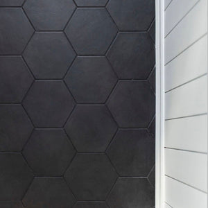 Mikura | Hexagon | 10x10 | Black | Matte