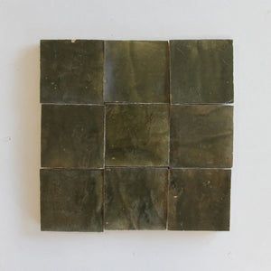 Zellige | 4x4 | Oliva | Gloss