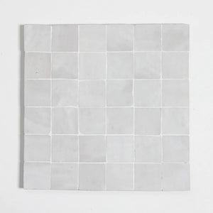 Zellige Mosaic - 2x2 | 11.81x11.81 | Snow | Gloss