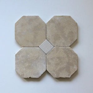 Moroccan Limestone | Octagon | 8x8 | Meknes | Matte