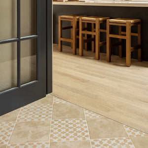 Zellige Mosaic - Star/Cross | 12x12 | Snow | Gloss