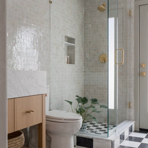 Zellige Mosaic - 2x2 | 11.81x11.81 | Snow | Gloss