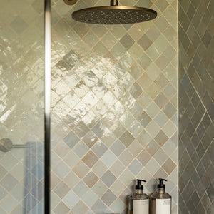 Zellige Mosaic - 2x2 | 11.81x11.81 | Duck Egg Blue | Gloss