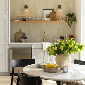 Handcraft Glazed Brick Linen | 2.5x8 | White | Gloss