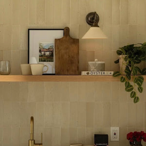 Handcraft Glazed Brick Linen | 2.5x8 | White | Gloss
