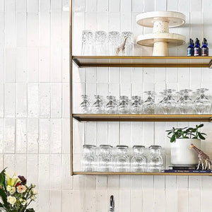 Handcraft Glazed Brick Arctic White | 2.5x8 | White | Matte