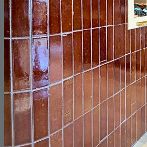 Handcraft Glazed Brick Cocoa Bean | 2.5x8 | Matte