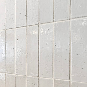 Handcraft Glazed Brick Arctic White | 2.5x8 | White | Matte
