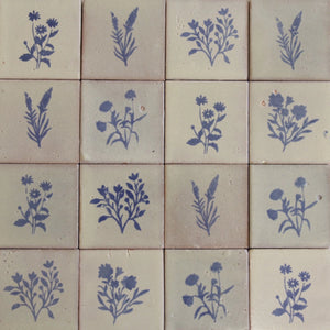 Amano | Color: Potpourri Azul, Material: Ceramic, Sold By: Case, Tile Size: 4"x4"x0.47", Commercial: Yes | Residential: Yes | Floor Rated: No | Wet Areas: Yes