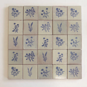 Amano | Color: Potpourri Azul, Material: Ceramic, Sold By: Case, Tile Size: 4"x4"x0.47", Commercial: Yes | Residential: Yes | Floor Rated: No | Wet Areas: Yes