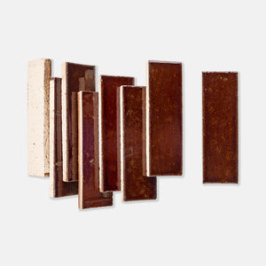 Handcraft Glazed Brick Cocoa Bean | 2.5x8 | Matte