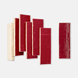 Handcraft Glazed Brick Thimbleberry | Color: Thimbleberry| Material: Thin Brick | Finish: Matte | Sold By: SQFT | Tile Size: 2.5"x8"x0.5" | Commercial: Yes | Residential: Yes | Floor Rated: Yes | Wet Areas: Yes | AJ-23-1301