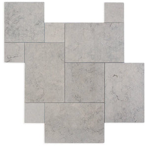 London Grey | Color: Grey Brown | Material: Limestone | Finish: Linen | Sold By: SQFT | Tile Size: 4"x24"x0.625" | Commercial: Yes | Residential: Yes | Floor Rated: Yes | Wet Areas: Yes | AJ-23-0809