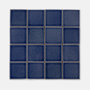 Ocean | Color: Blue | Material: Porcelain | Finish: Gloss | Sold By: SQFT | Tile Size: 4"x4"x0.313" | Commercial: No | Residential: Yes | Floor Rated: Yes | Wet Areas: Yes | AJ-23-1301