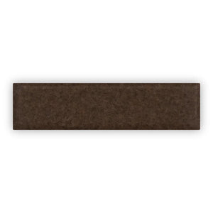 Chocolate | Color: Brown | Material: Porcelain | Finish: Matte | Sold By: SQFT | Tile Size: 2"x8"x0.313" | Commercial: Yes | Residential: Yes | Floor Rated: Yes | Wet Areas: Yes | AJ-23-1301