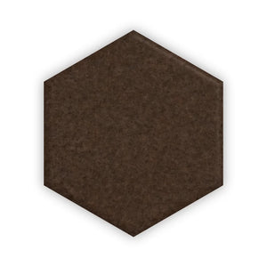 Chocolate 4” Hexagon | Color: Brown | Material: Porcelain | Finish: Matte | Sold By: SQFT | Tile Size: 4"x4"x0.313" | Commercial: No | Residential: Yes | Floor Rated: Yes | Wet Areas: Yes | AJ-23-1301