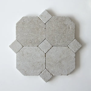 Moroccan Limestone | Octagon | Color: Sahara | Material: Limestone | Finish: Matte | Sold By: Case | Square Foot Per Case: 4.53 | Tile Size: 8"x8"x0.591" | Commercial: Yes | Residential: Yes | Floor Rated: Yes | Wet Areas: Yes | AJ-23-3337-EZRMLOCT-Sahara