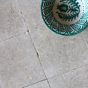 Moroccan Limestone | Color: Sahara | Material: Limestone | Finish: Matte | Sold By: Case | Square Foot Per Case: 5.32 | Tile Size: 6"x6"x0.591" | Commercial: Yes | Residential: Yes | Floor Rated: Yes | Wet Areas: Yes | AJ-23-3337-EZRML1515-Sahara