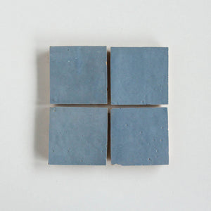 Zellige | 4x4 | Blue Grass | Gloss