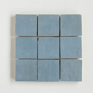 Zellige | 4x4 | Blue Grass | Gloss