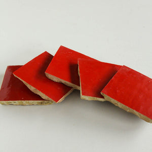 Zellige | 4x4 | Jungle Red | Gloss
