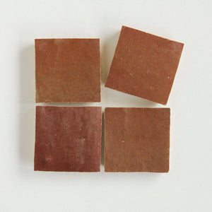Zellige | 4x4 | Rust | Gloss