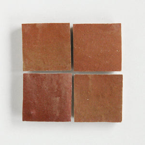Zellige | 4x4 | Rust | Gloss