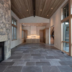 Pierre Noire | Color: Brown Black | Material: Limestone | Finish: Tumbled | Sold By: SQFT | Tile Size: 3"x9"x0.375" | Commercial: Yes | Residential: Yes | Floor Rated: Yes | Wet Areas: Yes | AJ-23-0809