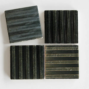 Tierra – Raki  | Color: Oscuro | Material: Ceramic | Finish: Gloss | Sold By: Case | Square Foot Per Case: 5.38 | Tile Size: 4"x4"x0.394" | Commercial: Yes | Residential: Yes | Floor Rated: Yes | Wet Areas: Yes | AJ-23-3337-EZTIER1010 RAKI-Oscuro