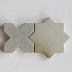 Tierra-Star & Cross | Color: Singe | Material: Ceramic | Finish: Gloss | Sold By: CASE | Square Foot Per Case: 10.76 | Tile Size: 4"x4"x0.433" | Commercial: Yes | Residential: Yes | Floor Rated: Yes | Wet Areas: Yes | AJ-23-3337-EZTIERSTX ESTRELLA-Singe-Star & Cross