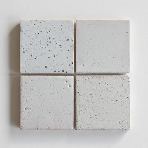 Tierra | Color: Nieve Punto | Material: Ceramic | Finish: Gloss | Sold By: Case | Square Foot Per Case: 5.38 | Tile Size: 4"x4"x0.394" | Commercial: Yes | Residential: Yes | Floor Rated: Yes | Wet Areas: Yes | AJ-23-3337-EZRTIER1010-Nieve Punto