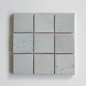 Tierra | Color: Nieve Punto | Material: Ceramic | Finish: Gloss | Sold By: Case | Square Foot Per Case: 5.38 | Tile Size: 4"x4"x0.394" | Commercial: Yes | Residential: Yes | Floor Rated: Yes | Wet Areas: Yes | AJ-23-3337-EZRTIER1010-Nieve Punto