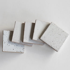 Tierra | Color: Nieve Punto | Material: Ceramic | Finish: Gloss | Sold By: Case | Square Foot Per Case: 5.38 | Tile Size: 4"x4"x0.394" | Commercial: Yes | Residential: Yes | Floor Rated: Yes | Wet Areas: Yes | AJ-23-3337-EZRTIER1010-Nieve Punto