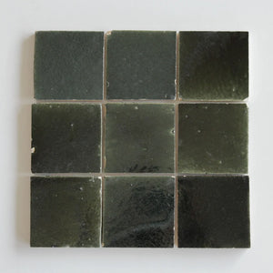 Tierra | Color: Oscuro | Material: Ceramic | Finish: Gloss | Sold By: Case | Square Foot Per Case: 5.38 | Tile Size: 4"x4"x0.394" | Commercial: Yes | Residential: Yes | Floor Rated: Yes | Wet Areas: Yes | AJ-23-3337-EZRTIER1010-Oscuro