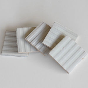 Tierra – Raki  | Color: Nieve | Material: Ceramic | Finish: Gloss | Sold By: Case | Square Foot Per Case: 5.38 | Tile Size: 4"x4"x0.394" | Commercial: Yes | Residential: Yes | Floor Rated: Yes | Wet Areas: Yes | AJ-23-3337-EZTIER1010 RAKI-Nieve