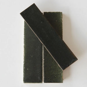 Tierra | Color: Oscuro | Material: Ceramic | Finish: Gloss | Sold By: Case | Square Foot Per Case: 5.38 | Tile Size: 2"x8"x0.394" | Commercial: Yes | Residential: Yes | Floor Rated: No | Wet Areas: Yes | AJ-23-3337-EZTIER0520-Oscuro