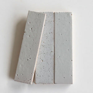 Tierra | Color: Nieve Punto | Material: Ceramic | Finish: Gloss | Sold By: Case | Square Foot Per Case: 5.38 | Tile Size: 2"x8"x0.394" | Commercial: Yes | Residential: Yes | Floor Rated: No | Wet Areas: Yes | AJ-23-3337-EZTIER0520-Nieve Punto